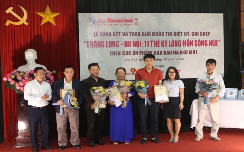 Tổng kết, trao giải Cuộc thi viết ký, ghi chép “Thăng Long - Hà Nội: 11 thế kỷ lắng hồn sông núi”